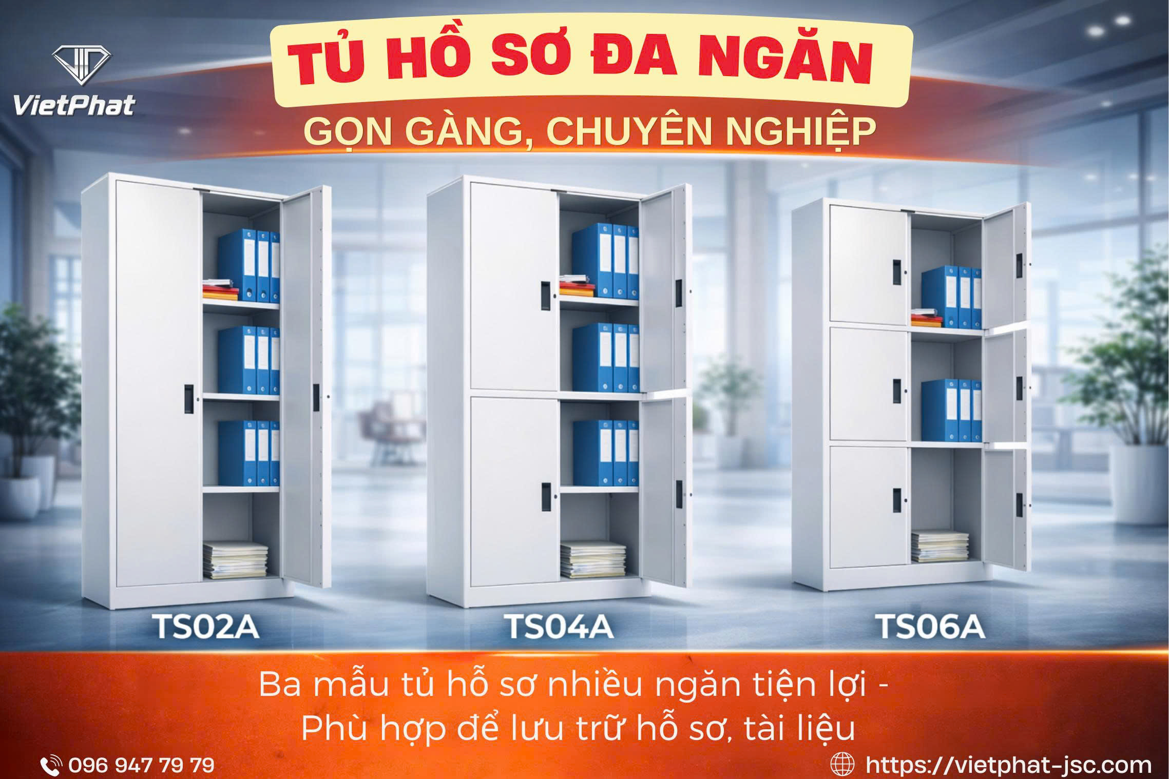 VIỆT PHÁT –  TỦ HỒ SƠ ĐA NGĂN CHUYÊN NGHIỆP
