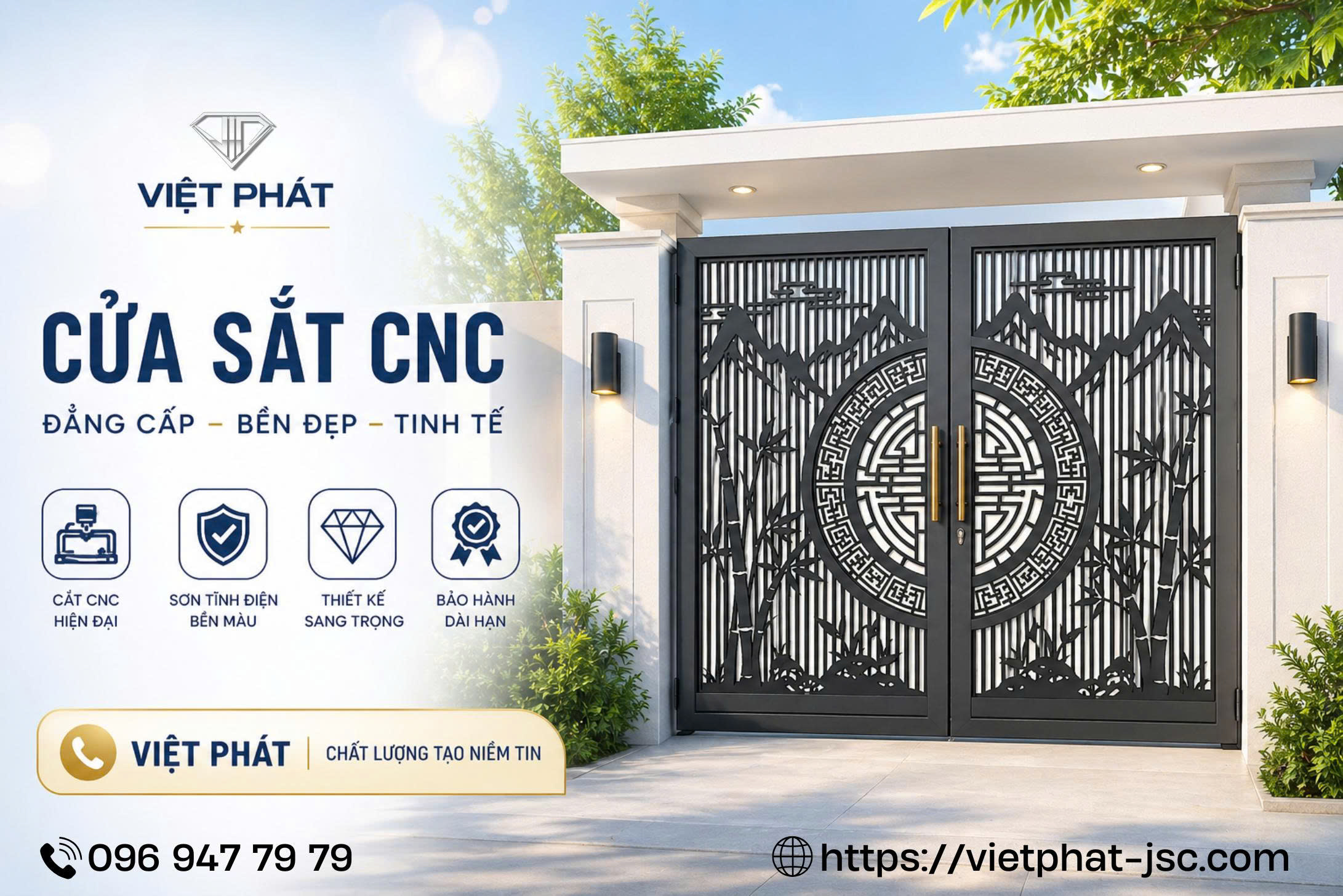VIET PHAT CNC IRON DOORS – ELEVATING YOUR LIVING SPACE